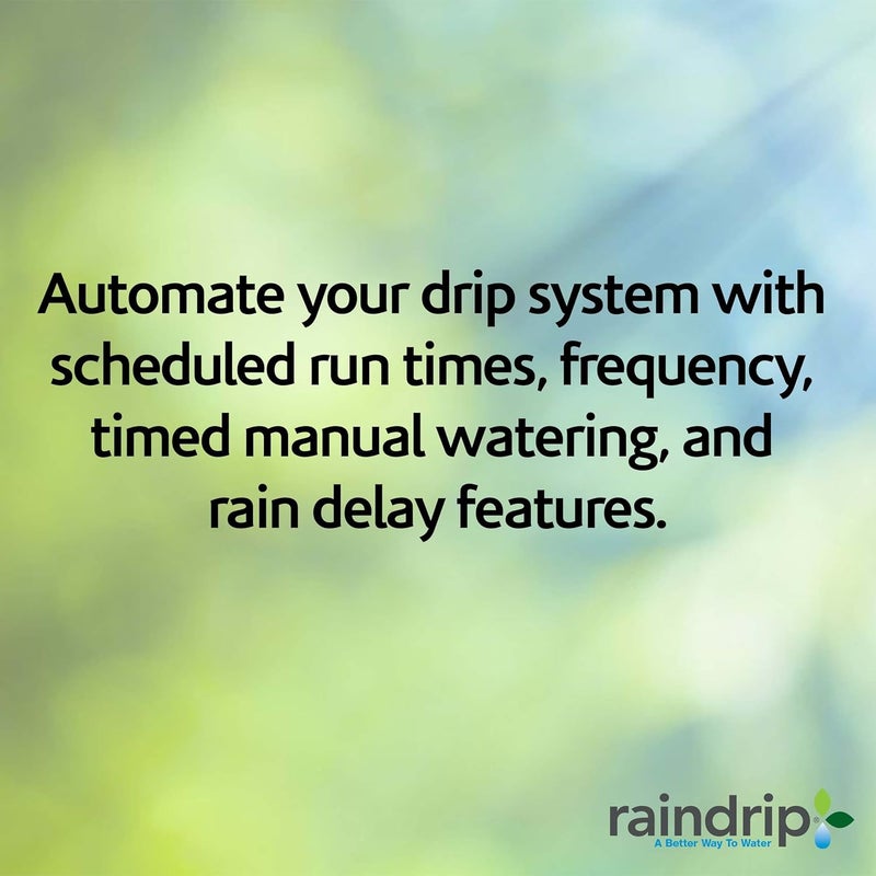 Raindrip R675CT Analog 3-Dial Water, Sprinkler Timer with Rain Delay for Drip Irrigation, Garden, Self-Watering - Image 5